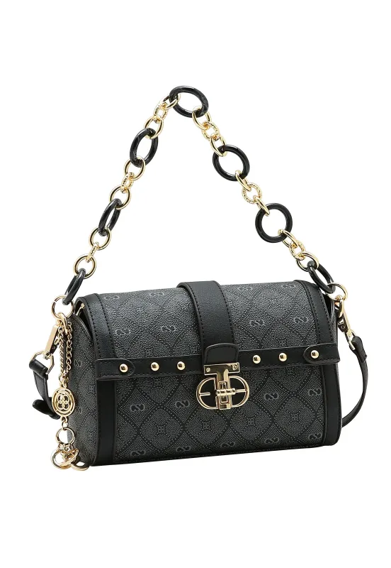 Bolsa Feminina Chenson Mão Monograma Pontilhado