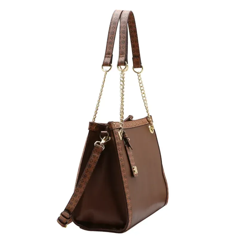 Bolsa Tote Chenson Monograma Feminina Café UNICO