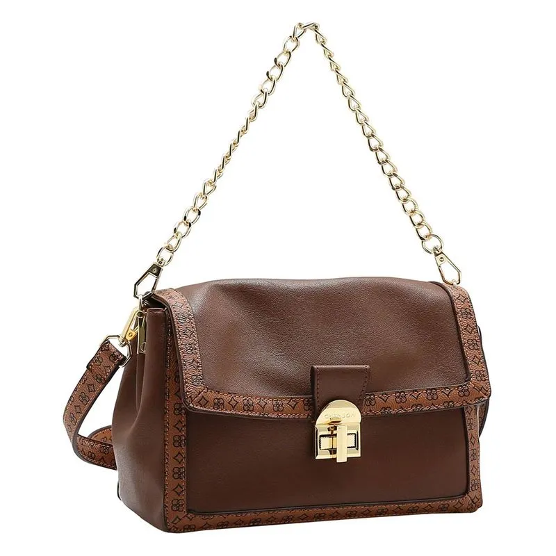 Bolsa de Ombro Feminina Chenson Marrom 3485545 UNICO