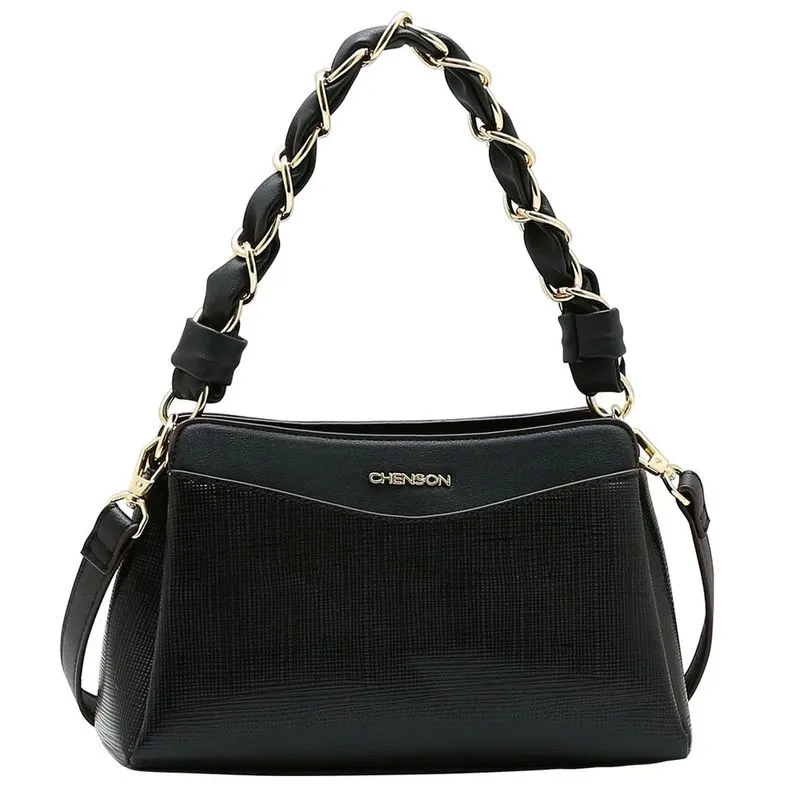 Bolsa de Ombro Feminina Chenson Preto 3485548 UNICO