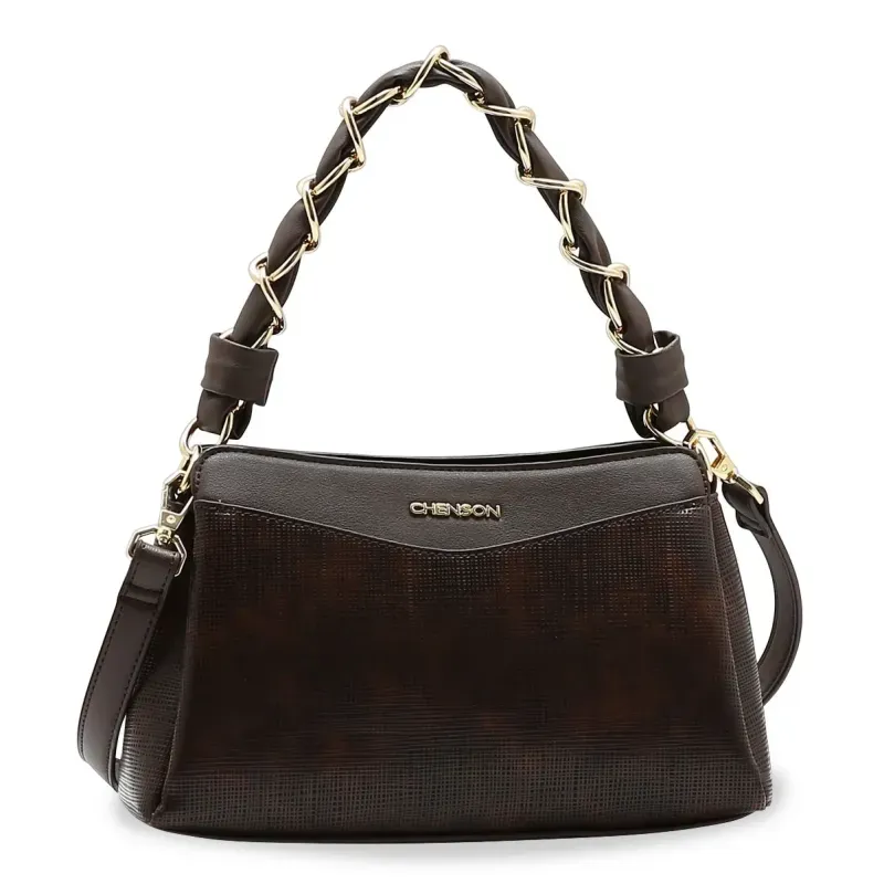 Bolsa Feminina Chenson Luxo Contemporâneo Café UNICO