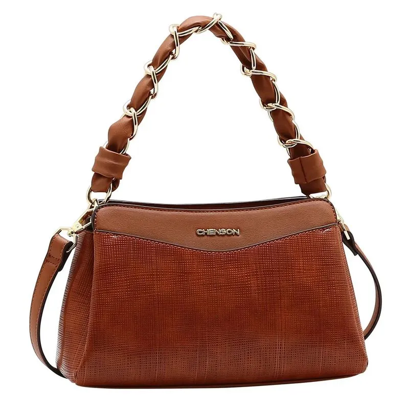Bolsa de Ombro Feminina Chenson Marrom 3485548 UNICO