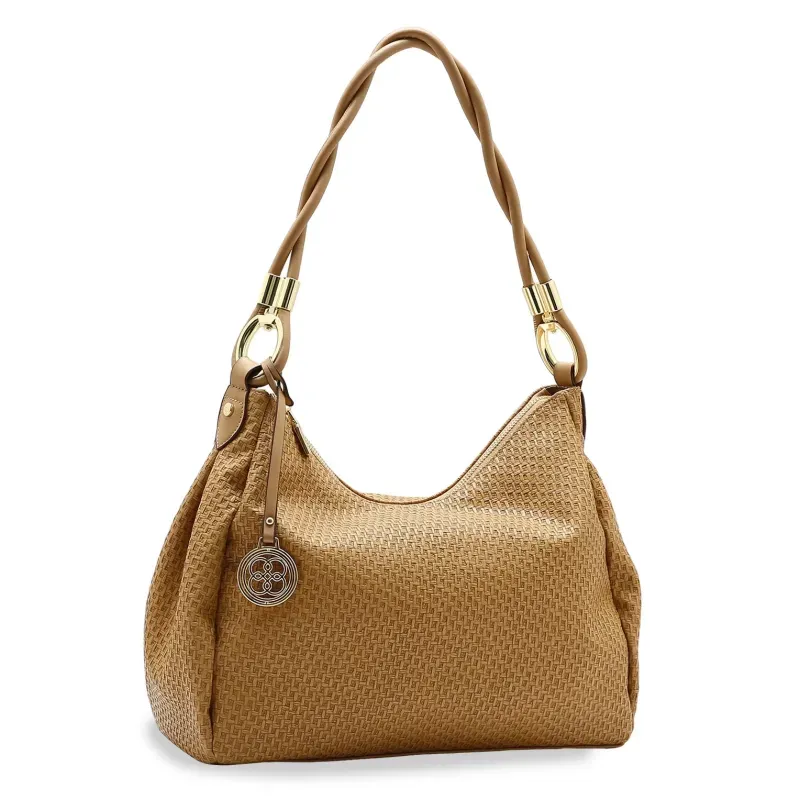 Bolsa Ombro Chenson Ferragem Chic Feminina Marrom UNICO
