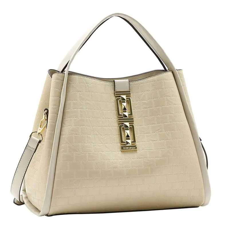 Bolsa de Mão Feminina Chenson Bege 3485555 UNICO