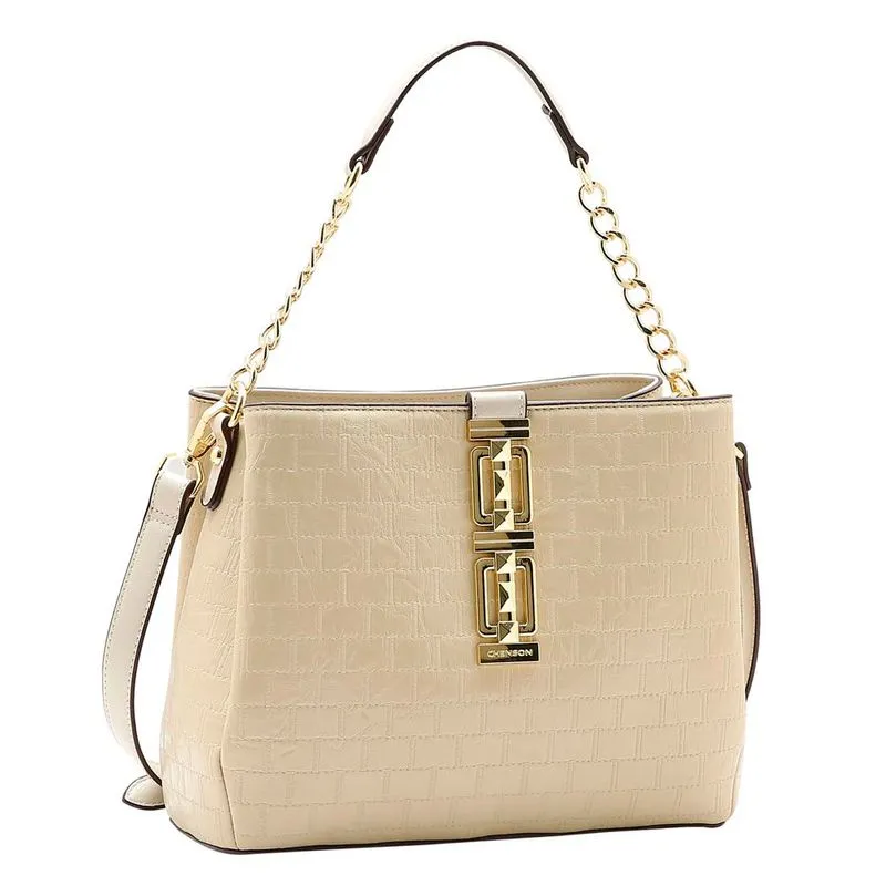 Bolsa de Mão Feminina Chenson Bege 3485556 UNICO