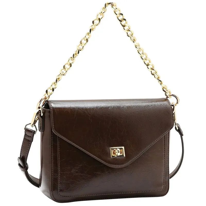 Bolsa de Ombro Feminina Chenson Marrom 3485564 UNICO