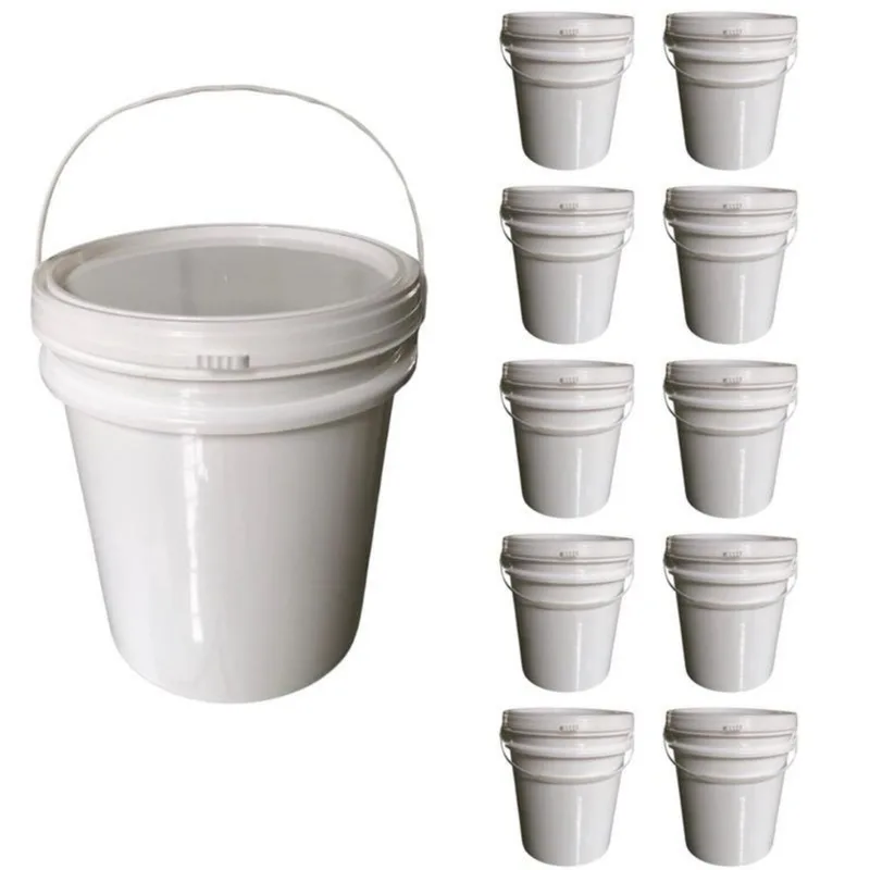 Balde Industrial 5l Com Alça 10 Pçs