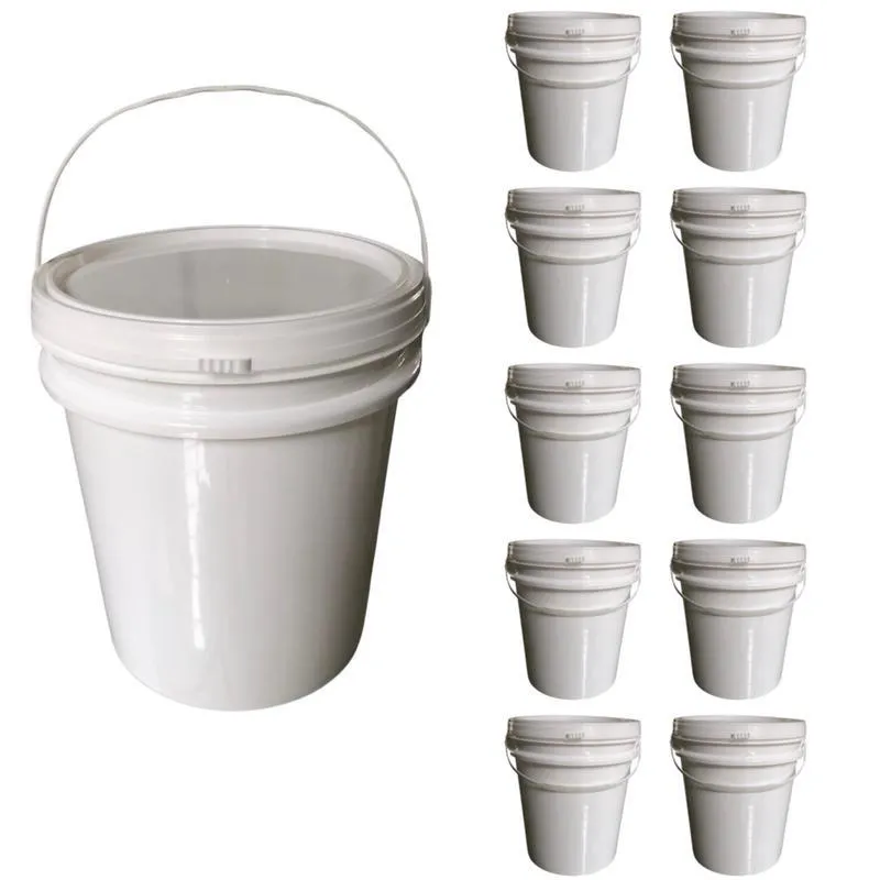 Balde 5L Com Alça Para Fazer Cerveja Artesanal 10 Pçs