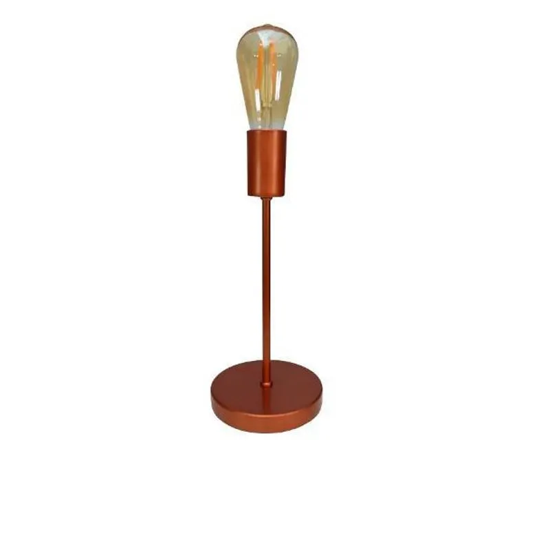 Abajur De Metal Cobre