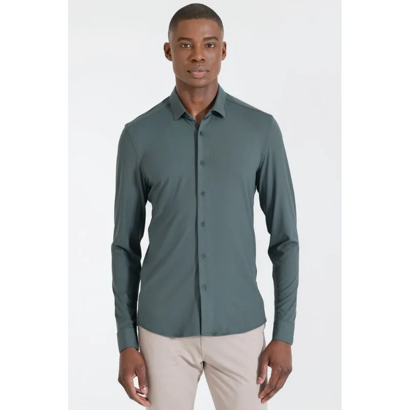 Camisa Manga Longa New Bold Verde Garrafa - G