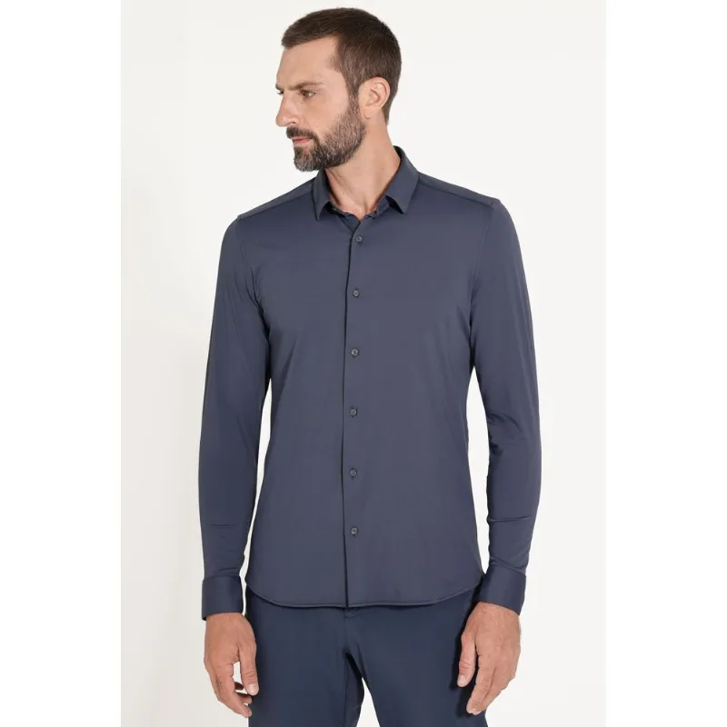 Camisa Flex Defense Manga Longa Marinho - G