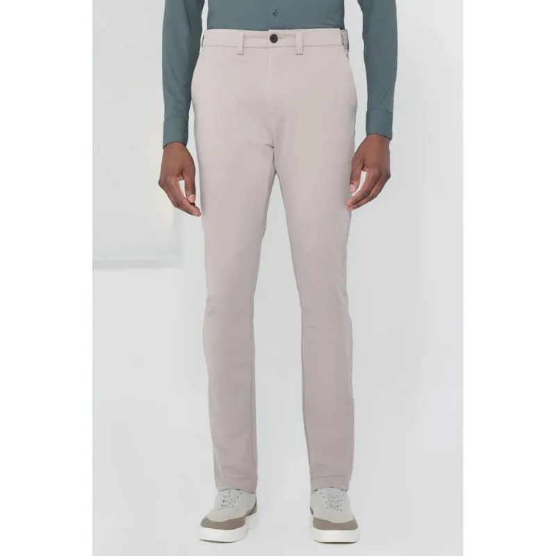 Calça Chino de Malha Moovex Cáqui - 42