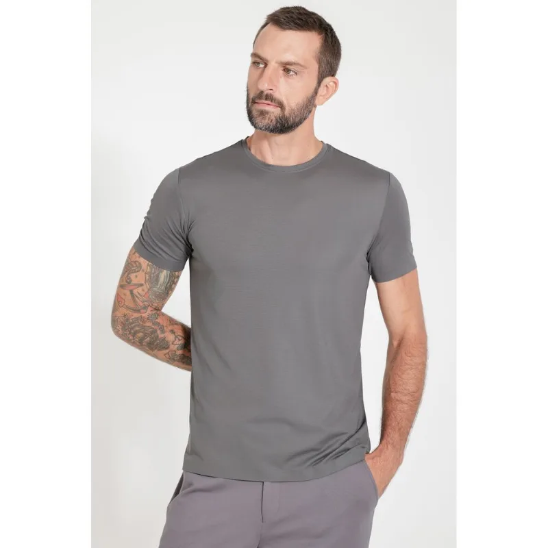 Camiseta Seamless Missão Impossível Cinza Grafite - XGG