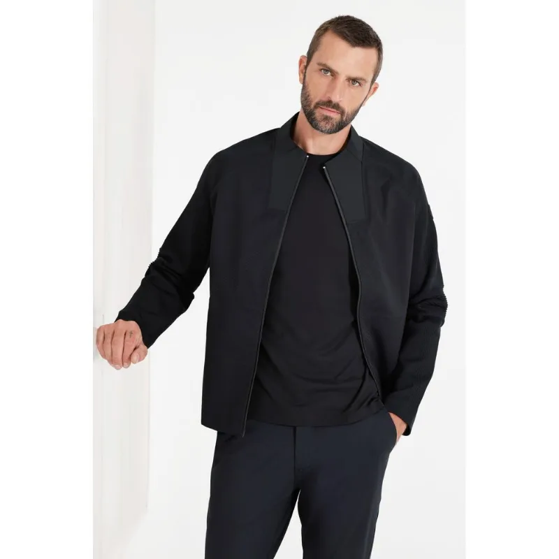 Jaqueta Tech Jacquard Missão Impossível Preto - P