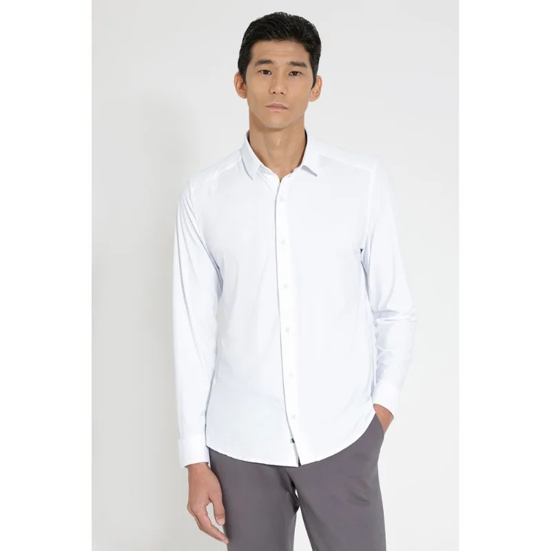 Camisa Tech Stretch Manga Longa Missão Impossível Branco - GG