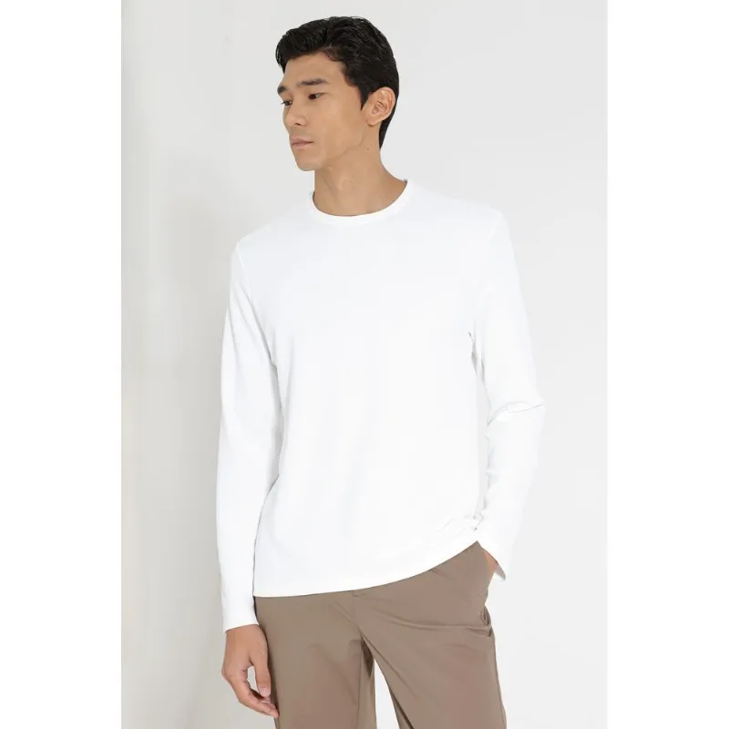 Camiseta Manga Longa Piquet Tech Off White - XGG