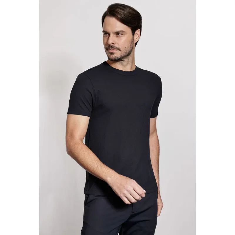Camiseta Manga Curta Piquet Everyday Preto - P