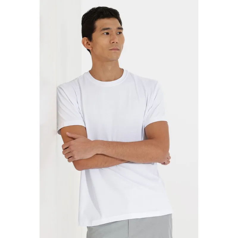 Camiseta Manga Curta Piquet Everyday Branco - XGG