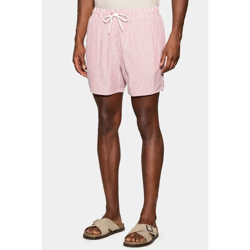 Short Elástico Stripe Navy Goiaba - XGG
