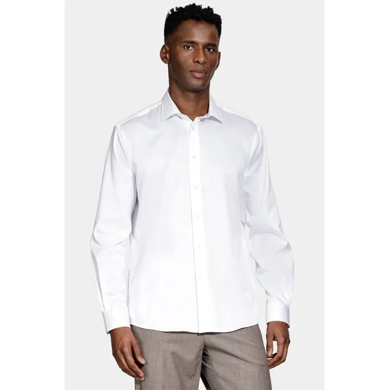 Camisa de Algodão Color Fix Manga Longa Branco - 41