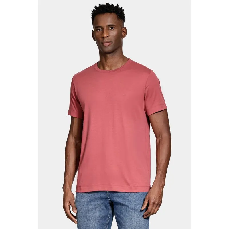 Camiseta Manga Curta Interlock Pima Terracota 116 - M