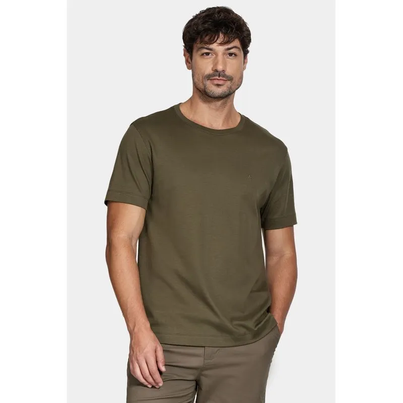 Camiseta Manga Curta Interlock Pima Militar - XXG