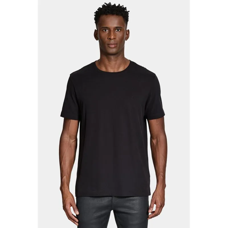 Camiseta Manga Curta Soft Comfort Preto - XXG
