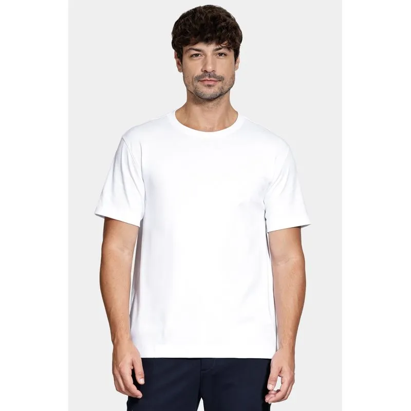 Camiseta Manga Curta Pima Básica Branco - XGG