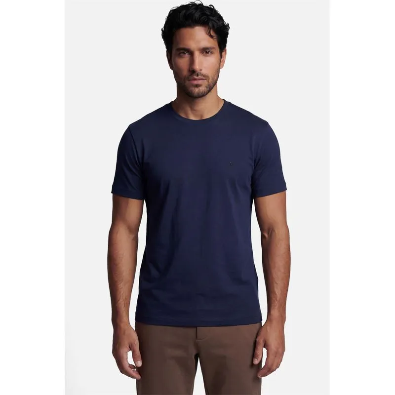 Camiseta Manga Curta Pima Básica Navy - XXG