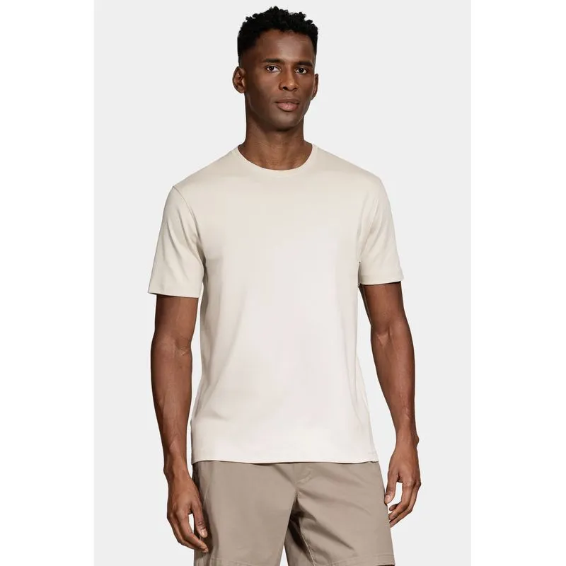 Camiseta Manga Curta Liquid Cotton Palha - XGG
