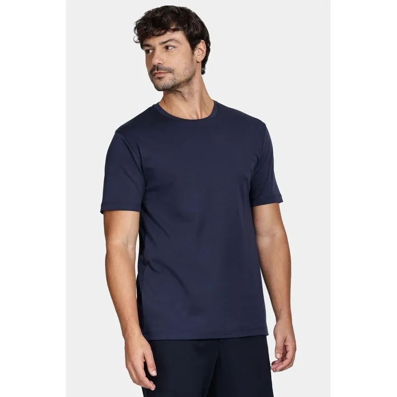 Camiseta Manga Curta Liquid Cotton Navy - XXG