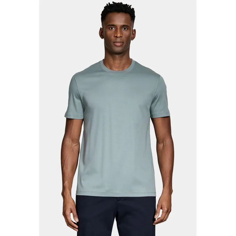 Camiseta Manga Curta Silk Blend Modal Menta - XGG