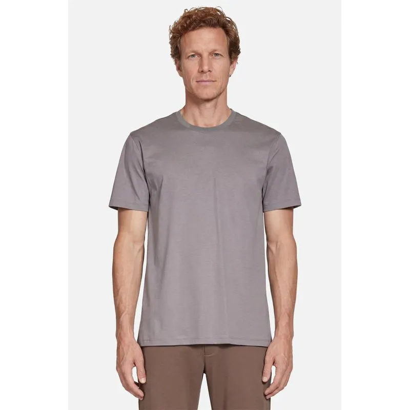 Camiseta Manga Curta Silk Blend Modal Granito - XGG