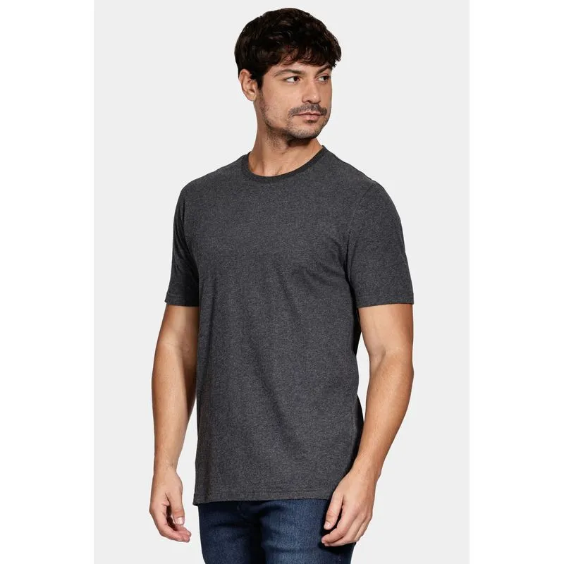Camiseta Comfort Melange Soft Preto - G