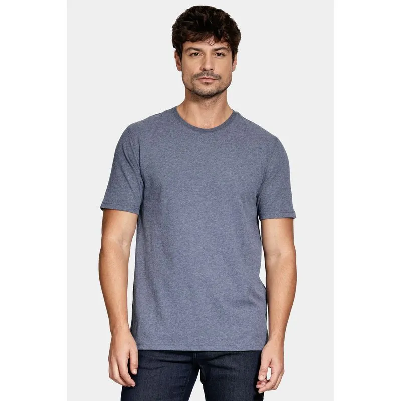 Camiseta Comfort Melange Soft Navy - XGG
