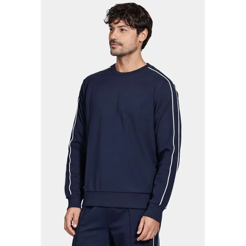 Moletom Piquet Sweatshirt Navy - P