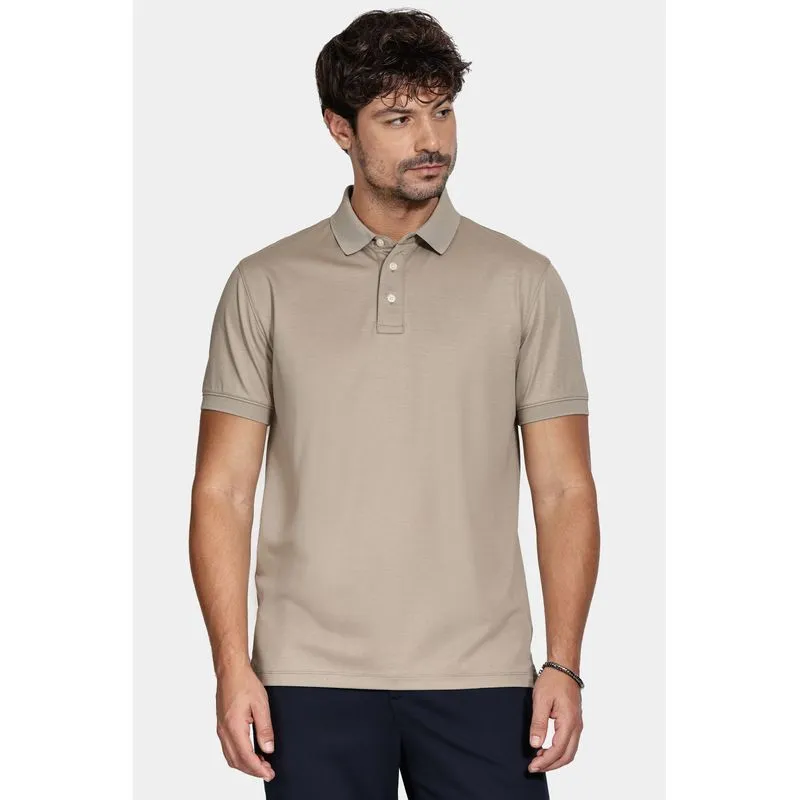 Polo Manga Curta A-70 Interlock Fendi - GG