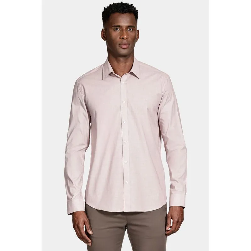 Camisa Algodão Regular Manga Longa Canela - XGG