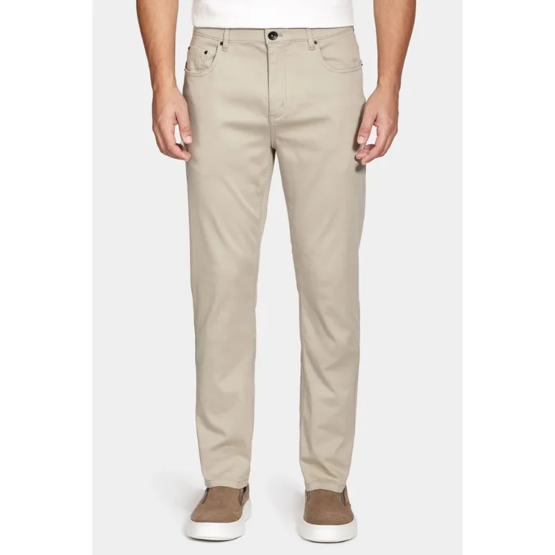 Calça 5 Pockets Slim Color Comfort Caqui - 38