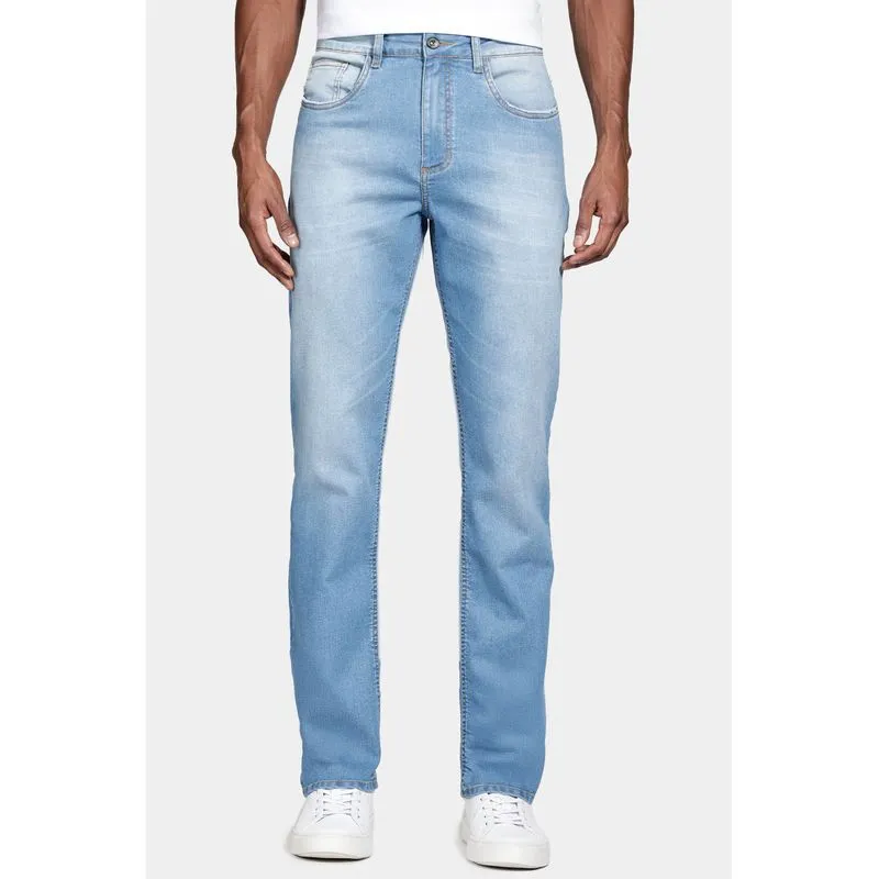 Calça Jeans Regular Azul Medio - 40