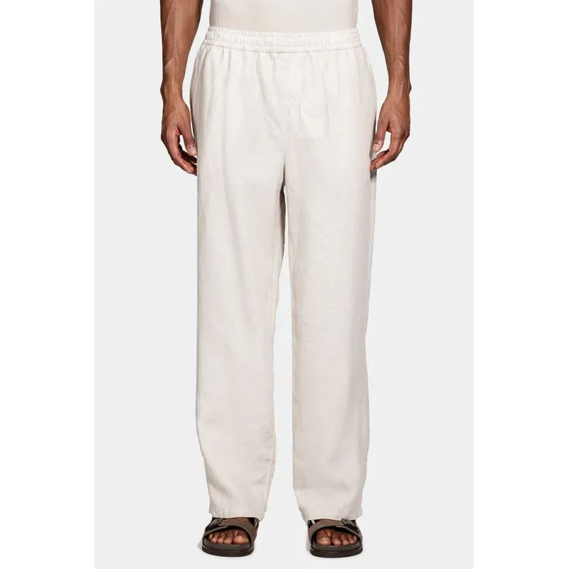 Calça Chino Relaxed Linho Areia - M