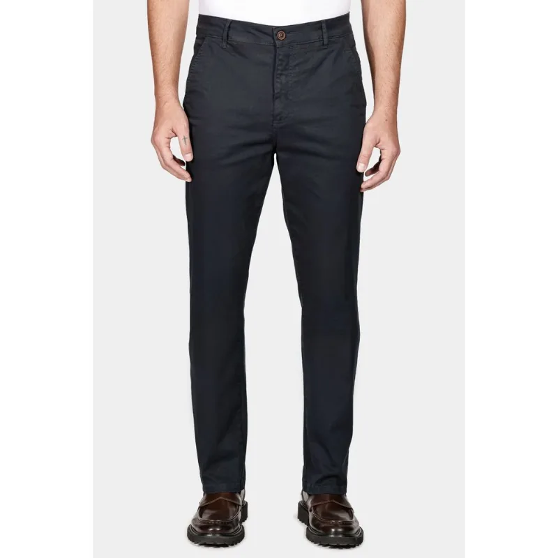 Calça Chino Slim Maquinetada Marinho - 38