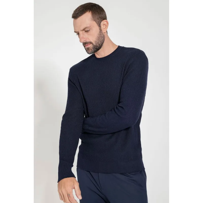 Suéter de Tricot Grafiatto Missão Impossível Marinho - XGG