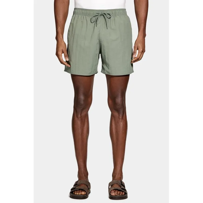 Shorts de Elástico Básico Color Verde Claro - M