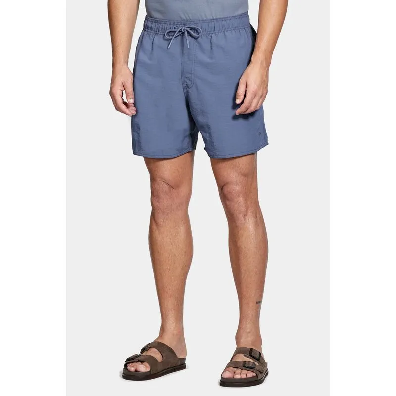 Shorts de Elástico Básico Color Azul Indigo - GG