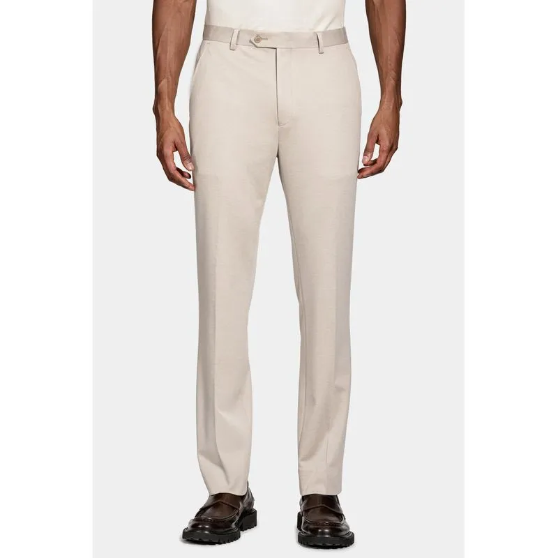 Calça Super Slim Malha Alfaiataria Caqui - 42
