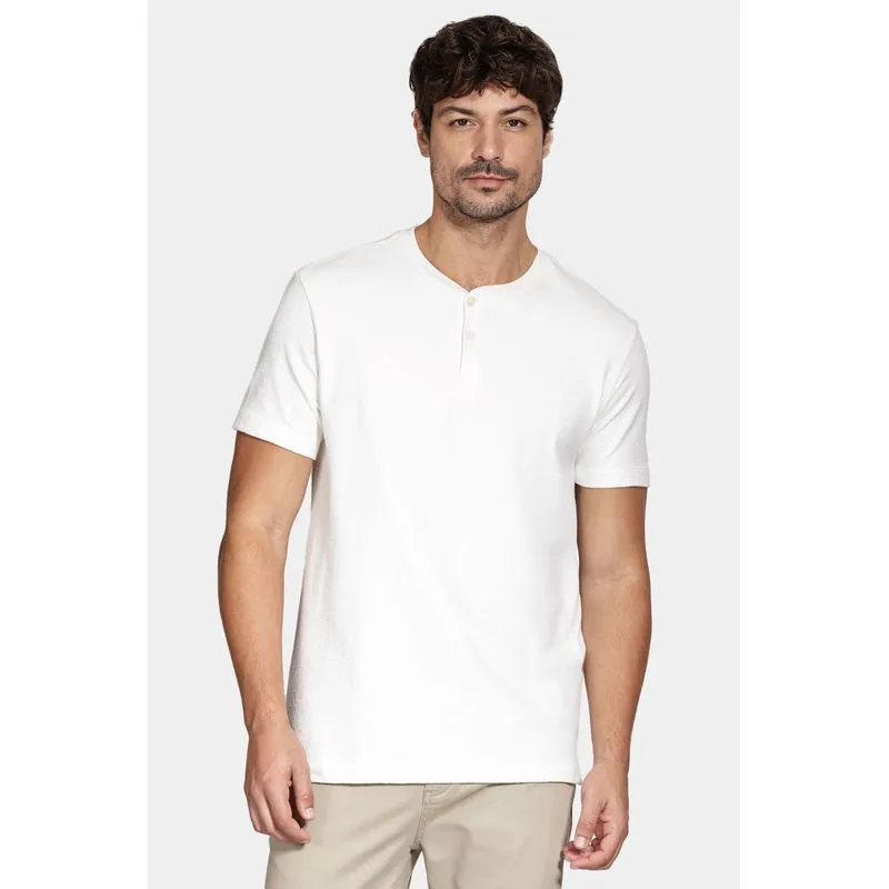 Camiseta Manga Curta Malha Portuguesa Tricot Off White - G