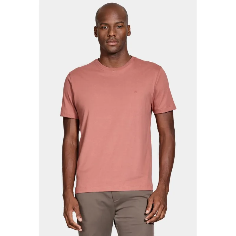 Camiseta Manga Curta Básica Terracota - GG