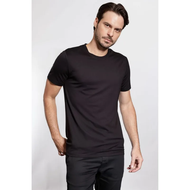 Camiseta Manga Curta Visco Everyday Preto - M