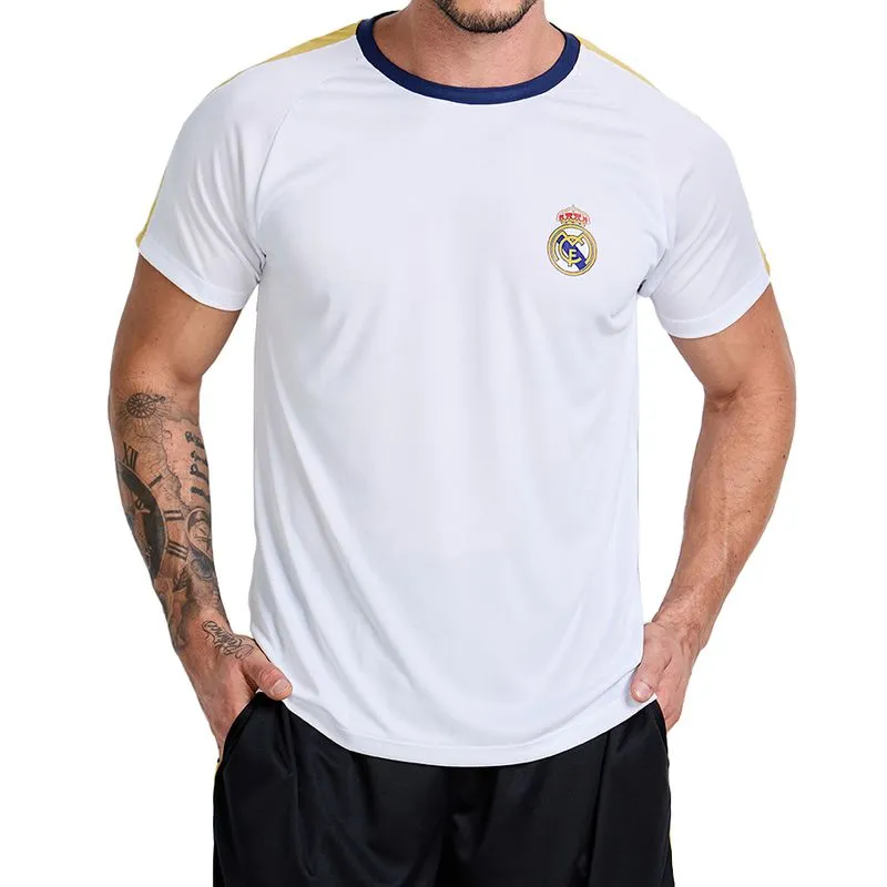 Camiseta Balboa Real Madrid Masculina Branco Clássica P